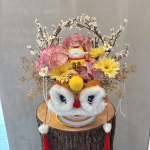 Golden Fortune Maneki-Neko Bloom (CNY Prosperity Edition)